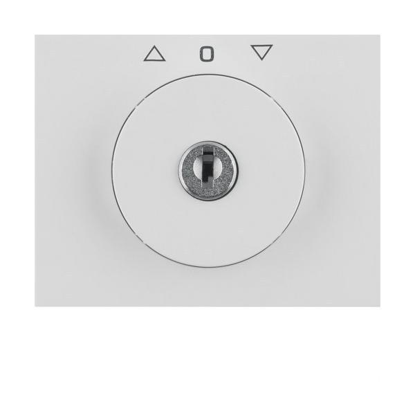 PLACA LLAVE CON POSICIÓN CON BLOQUEO K1 BLANCO POLAR