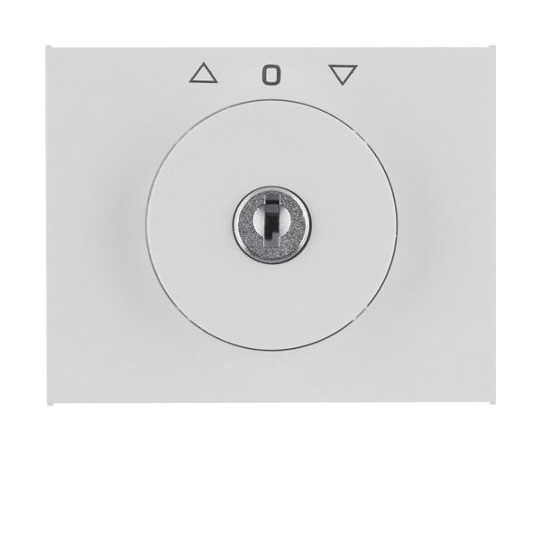 PLACA LLAVE CON POSICIÓN S/B LOQUEO K1 BLANCO POLAR