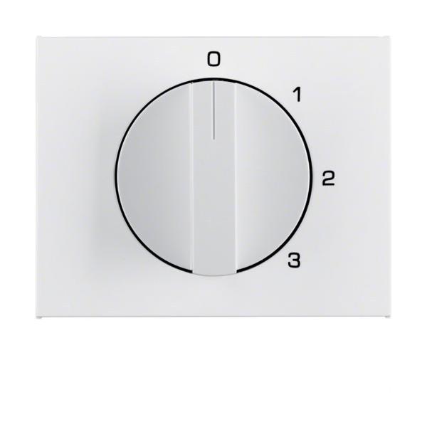 PLACA CENTRAL MANDO ROTATIVO 0-1-2-3 POSICIÓN K1 BLANCO POLAR