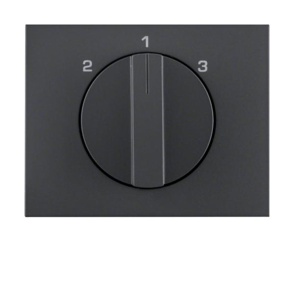 PLACA CENTRAL MANDO ROTATIVO 2-1-3 POSICIÓN K1 ANTRACITA