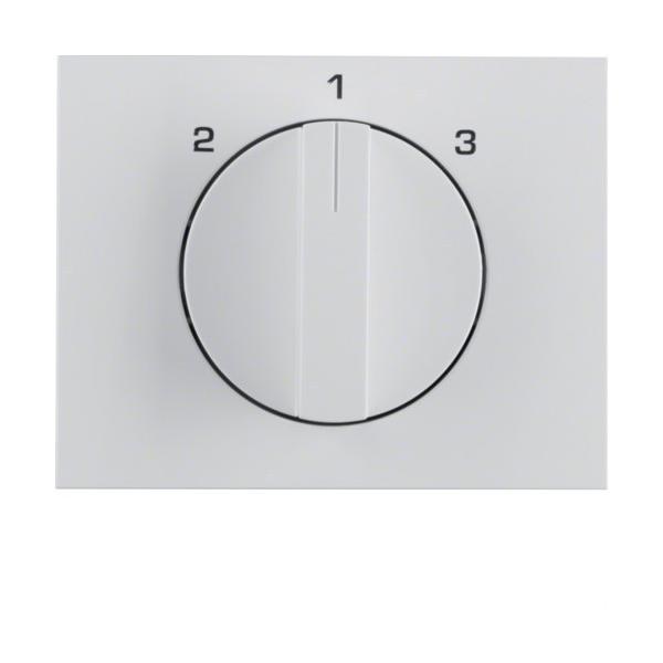 PLACA CENTRAL MANDO ROTATIVO 2-1-3 POSICIÓN K1 BLANCO POLAR