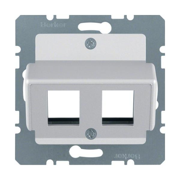 PLACA CENTRAL MODULAR RJ45 AMP K1/B1/B7 ALUMINIO