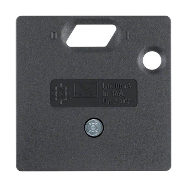 PLACA EXTERIOR 50x50mm S1/B3/B7/K1 ANTRACITA