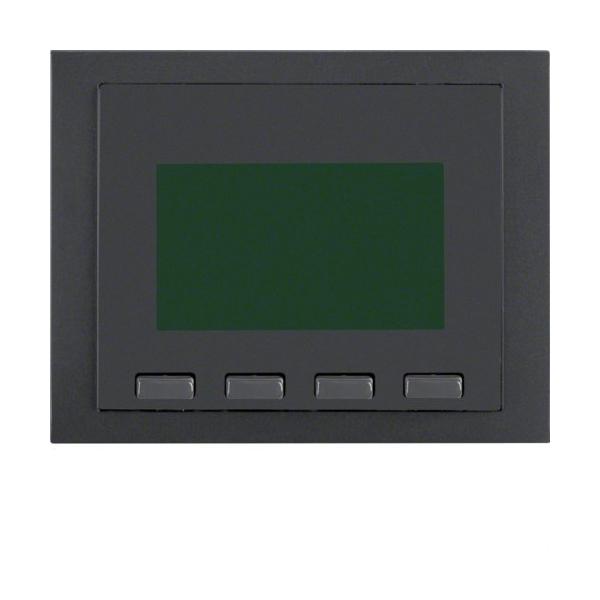 MÓDULO INTERRUPTOR HORARIO CON DISPLAY VERSIÓN SIMPLIFICADA K1 ANTRACITA