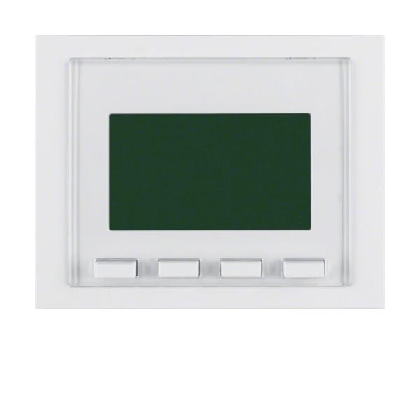 MÓDULO INTERRUPTOR HORARIO CON DISPLAY VERSIÓN SIMPLIFICADA K1 BLANCO POLAR