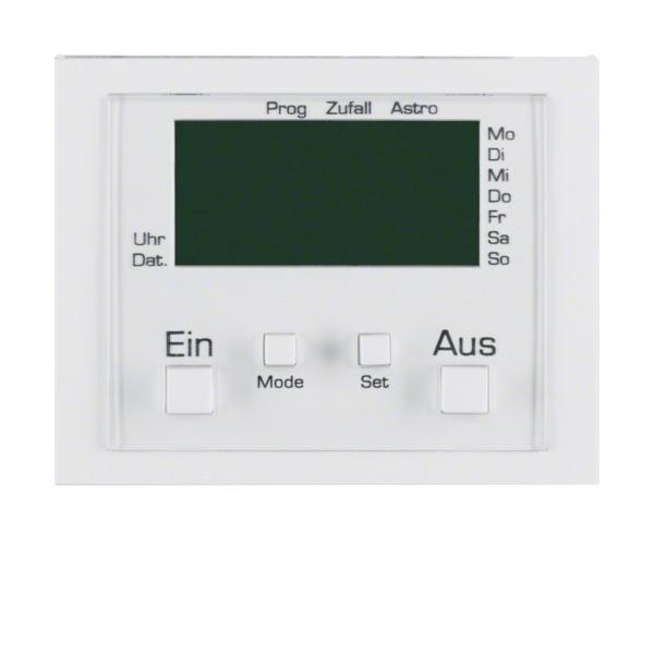 MÓDULO INTERRUPTOR HORARIO CON DISPLAY SIN CONEXIÓN K1 BLANCO POLAR