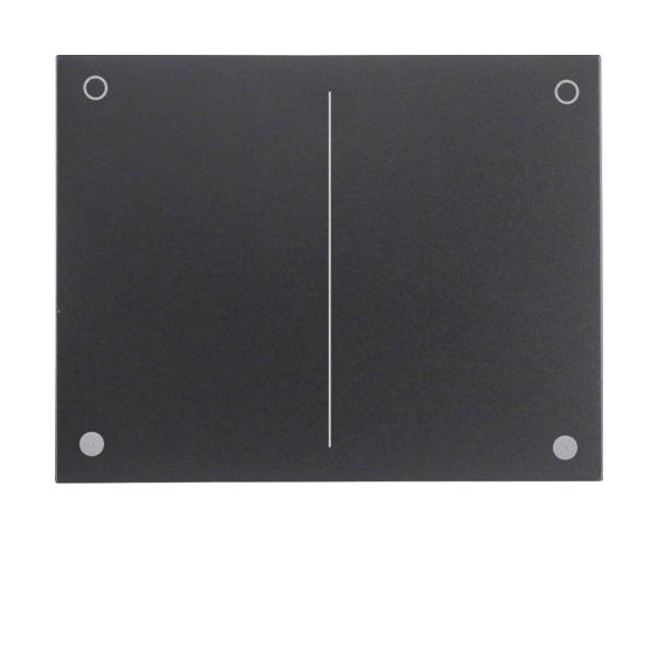 PLACA PARA REGULADOR UNIVERSAL DOBLE K1 ANTRACITA