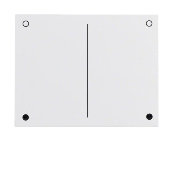 PLACA PARA REGULADOR UNIVERSAL DOBLE K1 BLANCO POLAR