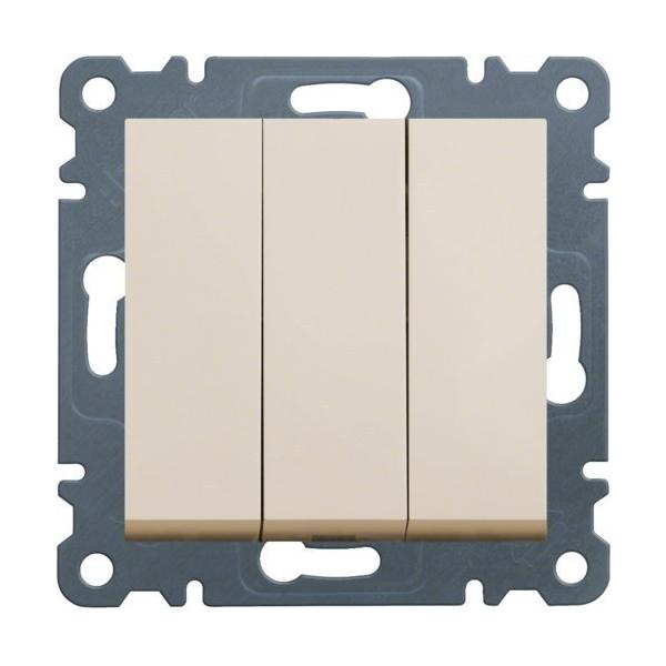 INTERRUPTOR TRIPLE LUMINA2 BLANCO