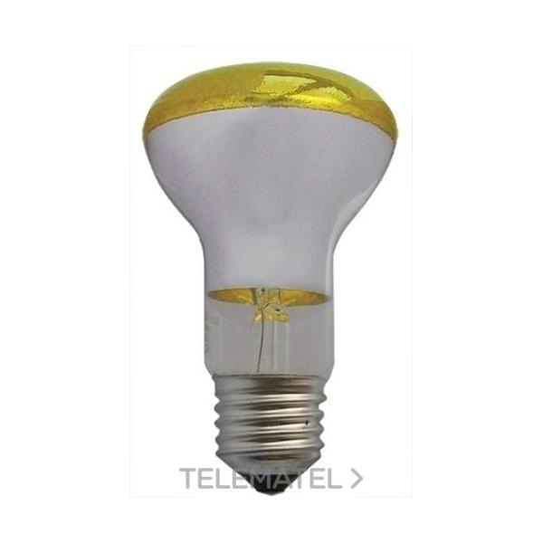 LÁMPARA R80-cúpula PINTADA 60W E27 AMARILLO