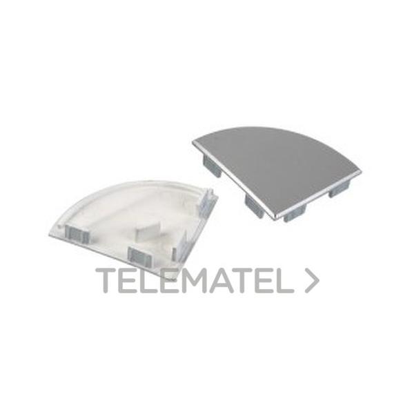 KIT TAPÓN PERFIL CÚPULA 45° DURASTRIP IP20 2 UNIDADES