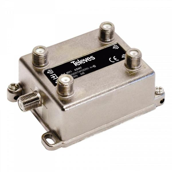 DERIVADOR 4D 8dB CON CONECTOR F