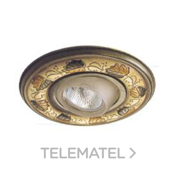 DOWNLIGHT REDONDO RESINA PARRA SERIE 59 DECORATIVO MANUAL AMARILLO