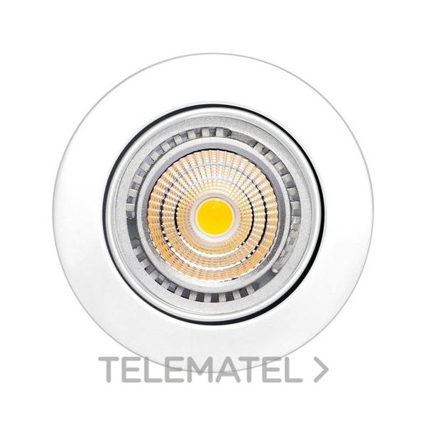 SPOT REDONDO ARO BASCULANTE MR16 50W GU5.3 BLANCO