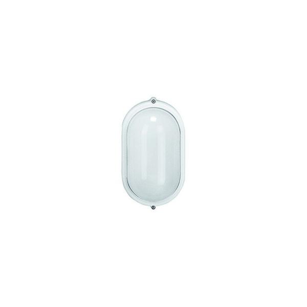 APLIQUE IVER E-27 75W OVALADO BLANCO