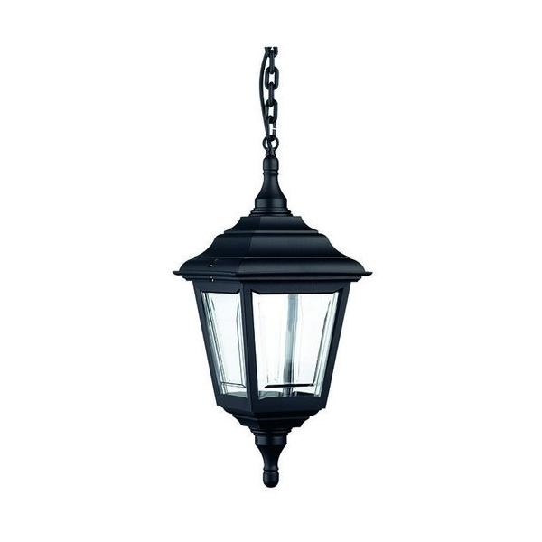 FAROL SUSPENDIDO CLIC-CLAC 4 E-27 NEGRO