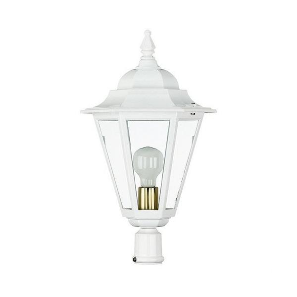 CABEZA 1 LÁMPARA BLANCO ELITE-6 CRISTAL TRANSPARENTE