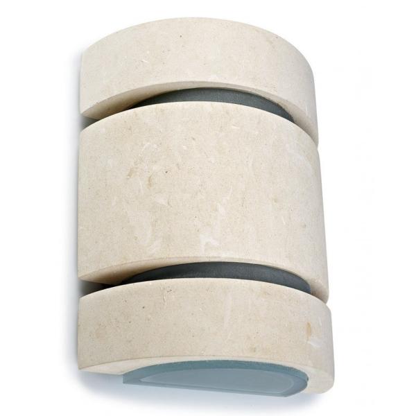 APLIQUE PARED PIEDRA EMMA 2x20-2x60W