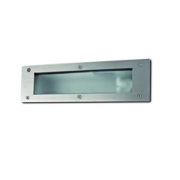 LUMINARIA EMPOTRABLE PARED SILBO 18W GRIS