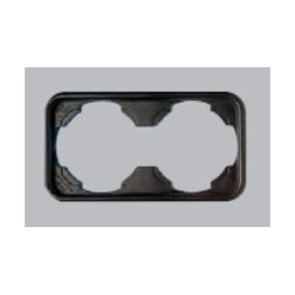 PLACA 2 ELEMENTOS SERIE IBIZA EN BLANCO