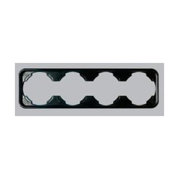 PLACA 4 ELEMENTOS SERIE IBIZA EN BLANCO