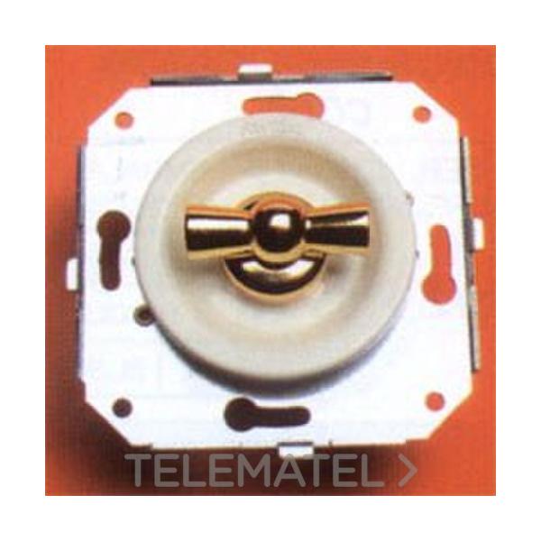 INTERRUPTOR VENEZIA 2P 10A 250V ORO / BLANCO (PACK)