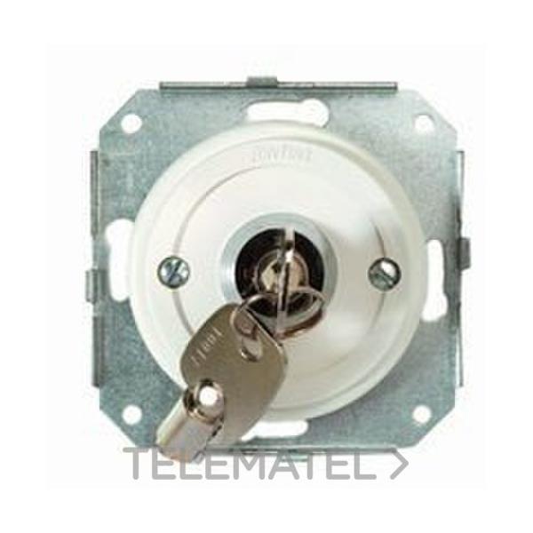 MECANISMO INTERRUPTOR CON LLAVE BLANCO NIEVE (PACK)