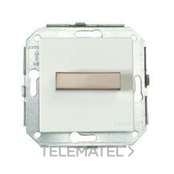 INTERRUPTOR F-37 1P 10A 250V PATINÉ MARRÓN (PACK)