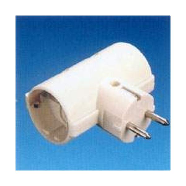 ADAPTADOR DOBLE BIP.TTL 10/16A 250V