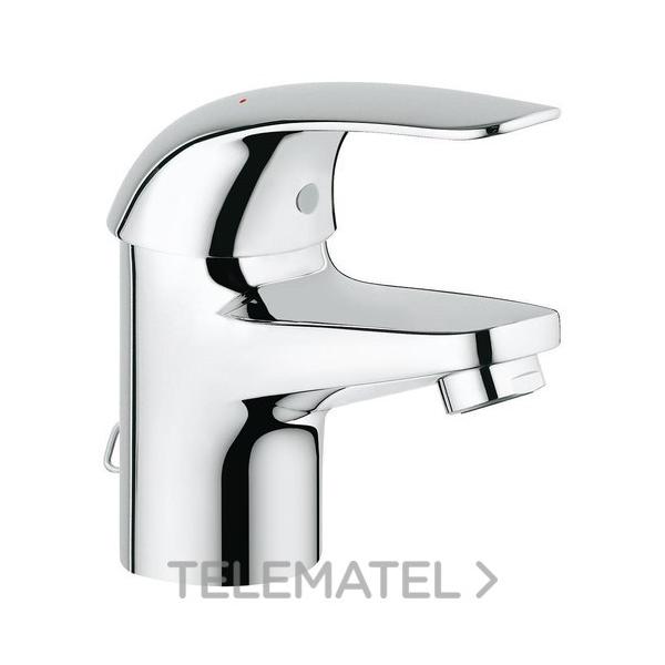 MONOMANDO LAVABO 1/2" EUROECO CONEXIN FLEXIBLE CROMO