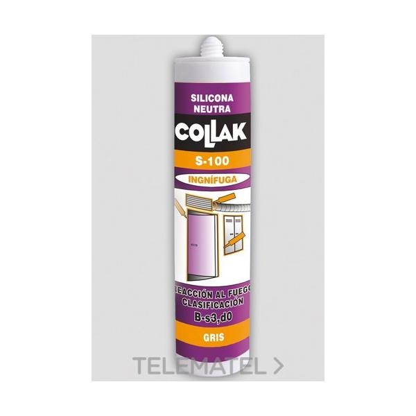 MASILLA Y SELLADOR ALTA TEMPERATURA S-100 GRIS 280ml