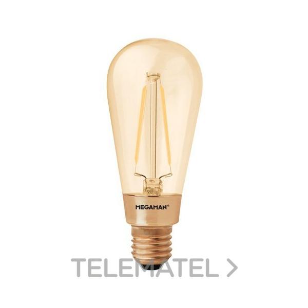 LÁMPARA EDISON FILAMENT GOLDEN LED 3W 2200K