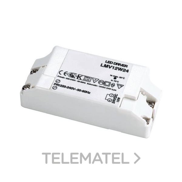 TRANSFORMADOR PARA TIRA LEDS 12W