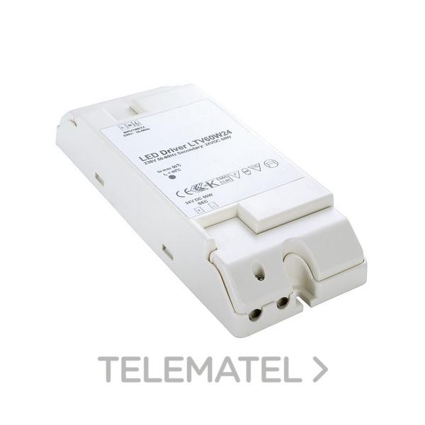 TRANSFORMADOR PARA TIRA LEDS 60W