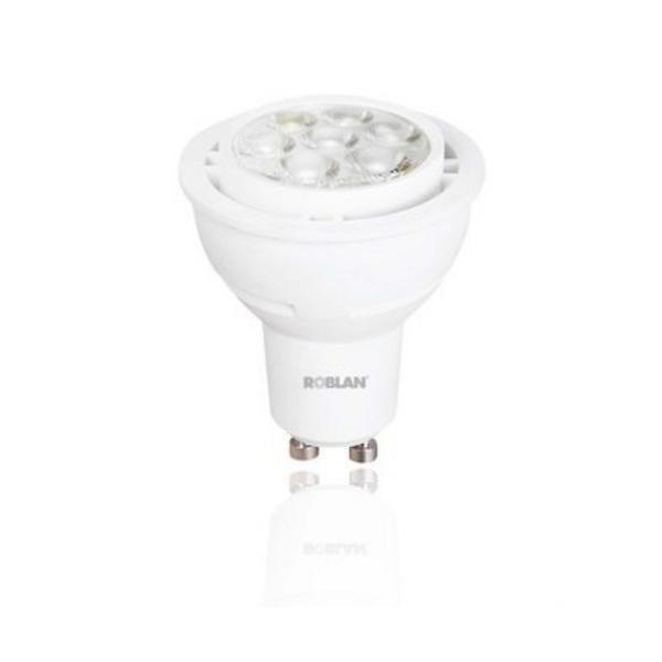 LÁMPARA LED DICROICA GU10 6,5W SMD 60º FRÍO 4100K 550lm 220-240V