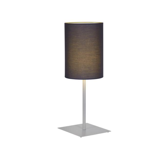 LUMINARIA MESA LAVANDA 71cm 1-GP PLATA/BLANCO