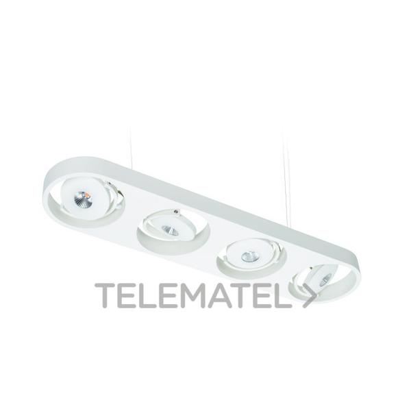 COLGANTE ALIYA LED 40W 4x900lm 3600lm BLANCO