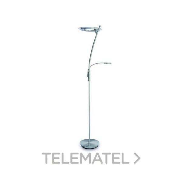 PIE SALÓN ALBERO LED 30W 2400lm NÍQUEL SATINADO