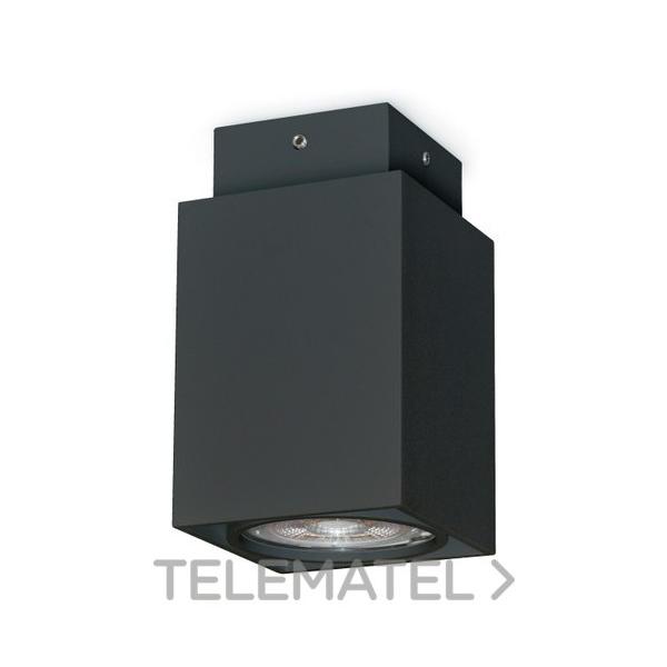 PLAFÓN CUBI GU10 1x50W IP20 NEGRO