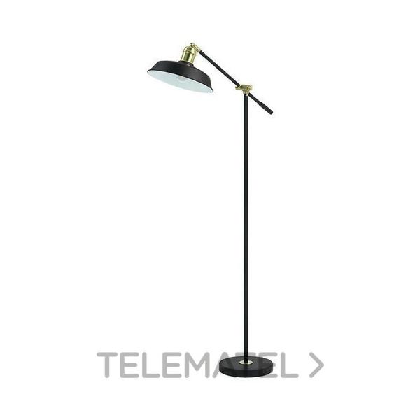 PIE SALÓN OMA IP20 E27 60W MARRÓN COBRE