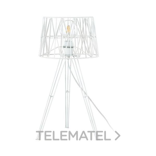 LUMINARIA SOBREMESA TESS E27 60W BLANCO