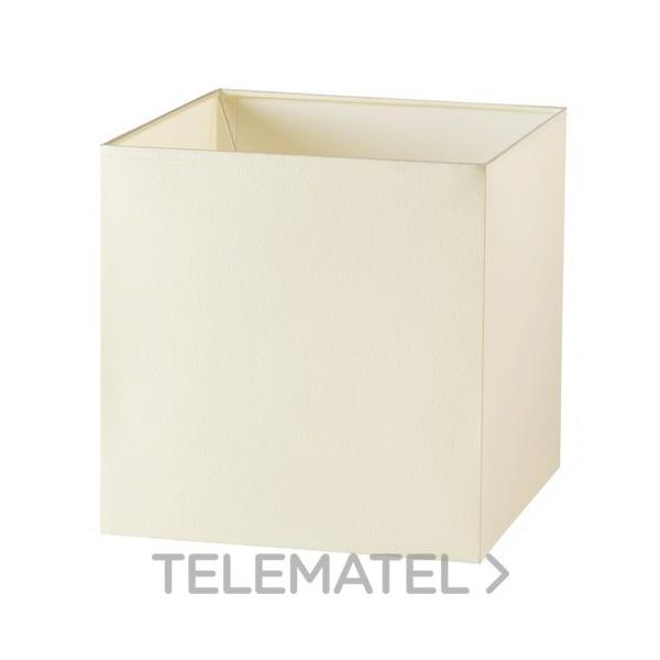 PANTALLA 18x18cm COTONE BEIGE