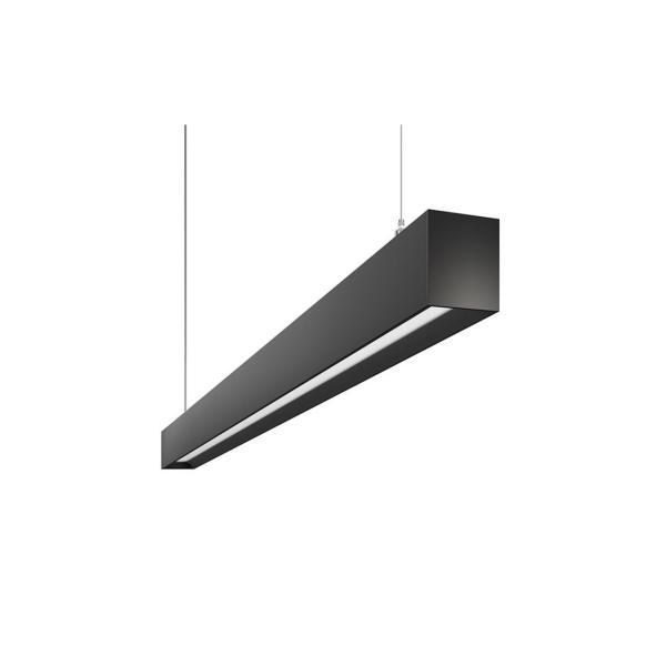 LUMINARIA LINEAL WORK DE 1130mm 35W 3675lm 2700K CASAMBI NEGRA