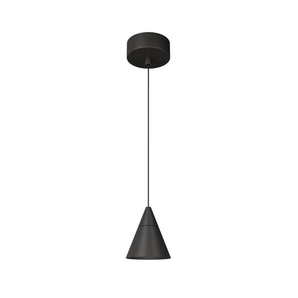 LUMINARIA ZOE SUSPENSIN FLORN SUPERFICIE NEGRO 7W 18 3000K