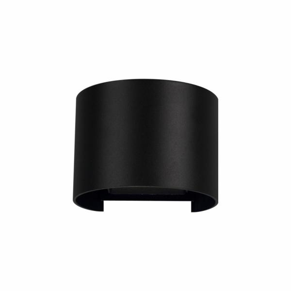 FOCO EXTERIOR LEK REDONDO NEGRO APLIQUE PARED EXTERIOR 6,8W 2700K