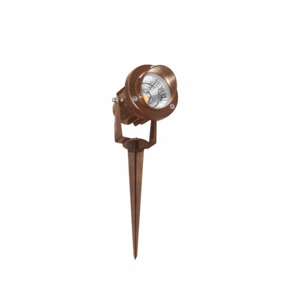 FOCO EXTERIOR FADE 5W CORTEN LED 100 240V 45° 3000K