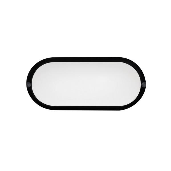 FOCO EXTERIOR ZIBOR NEGRO 12W 3000K