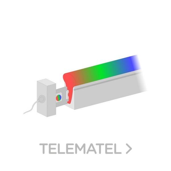 PERFIL FLEXIBLE LATERAL ESTANCO 5 METROS IP67 NGULO DE APERTURA 270