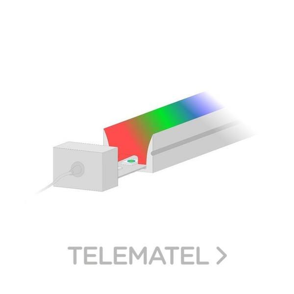 PERFIL FLEXIBLE FRONTAL ESTANCO NEN 2 CON TIRA LED PXEL 14,4W/m IP67