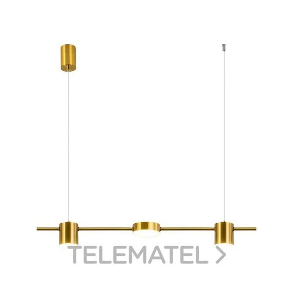 LMPARA CLGTE.Al 24W 2400lm TRES LCS.CBL.AJUST.1000 mm IP20 ORO